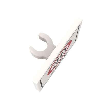 Bedrucktes LEGO® Schild mit Clip 2x2 - 30 Zone Anfang