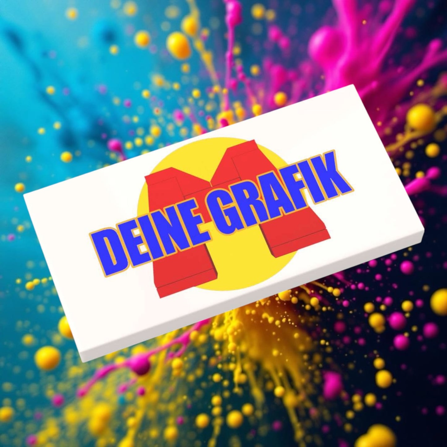 Personalisierte LEGO® Fliese 2x4