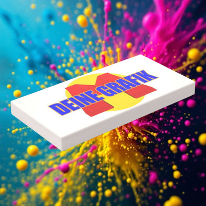 Personalisierte LEGO® Fliese 2x4