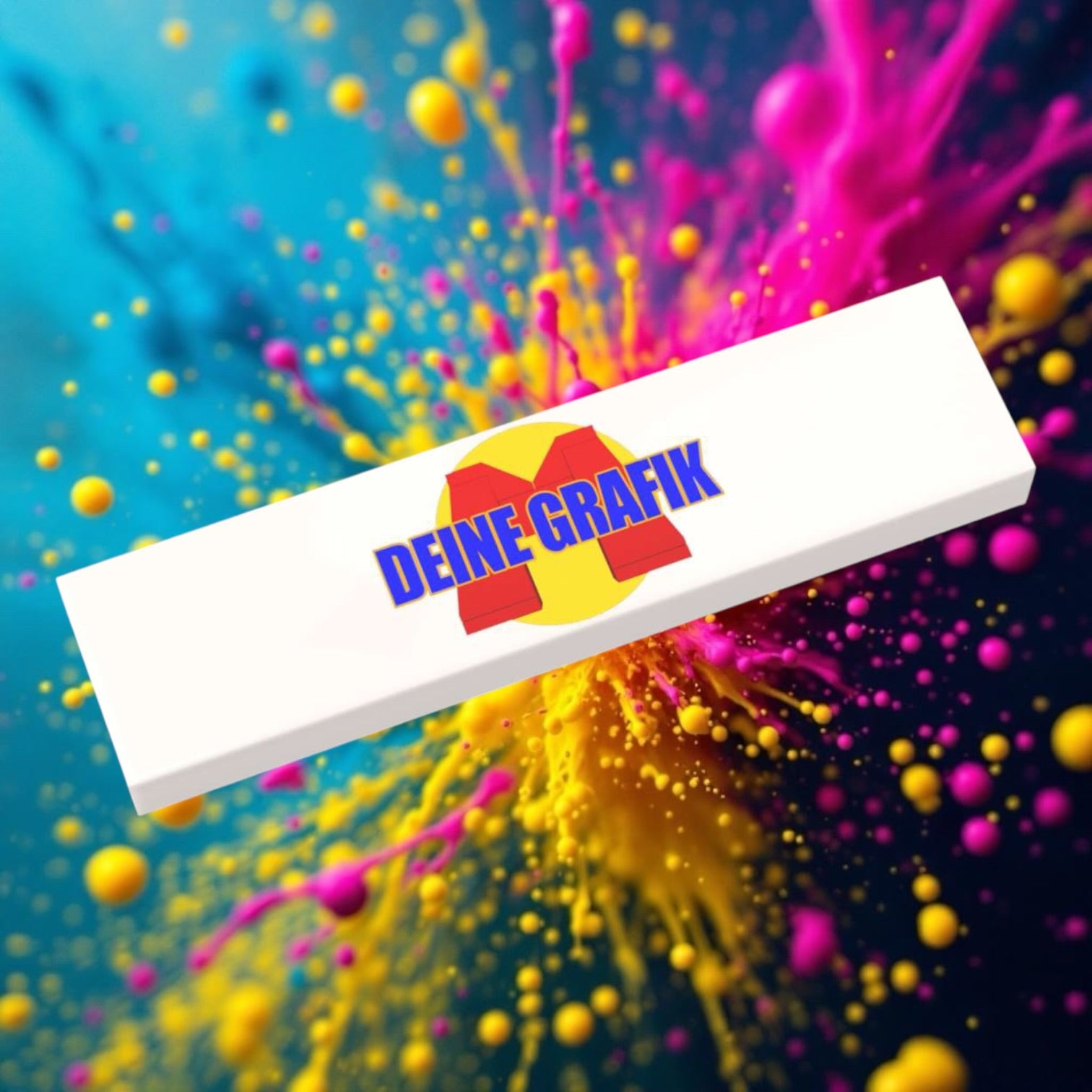 Personalisierte LEGO® Fliese 1x4