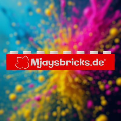 Custom Print LEGO® Stein 1x8 mit deinem Motiv