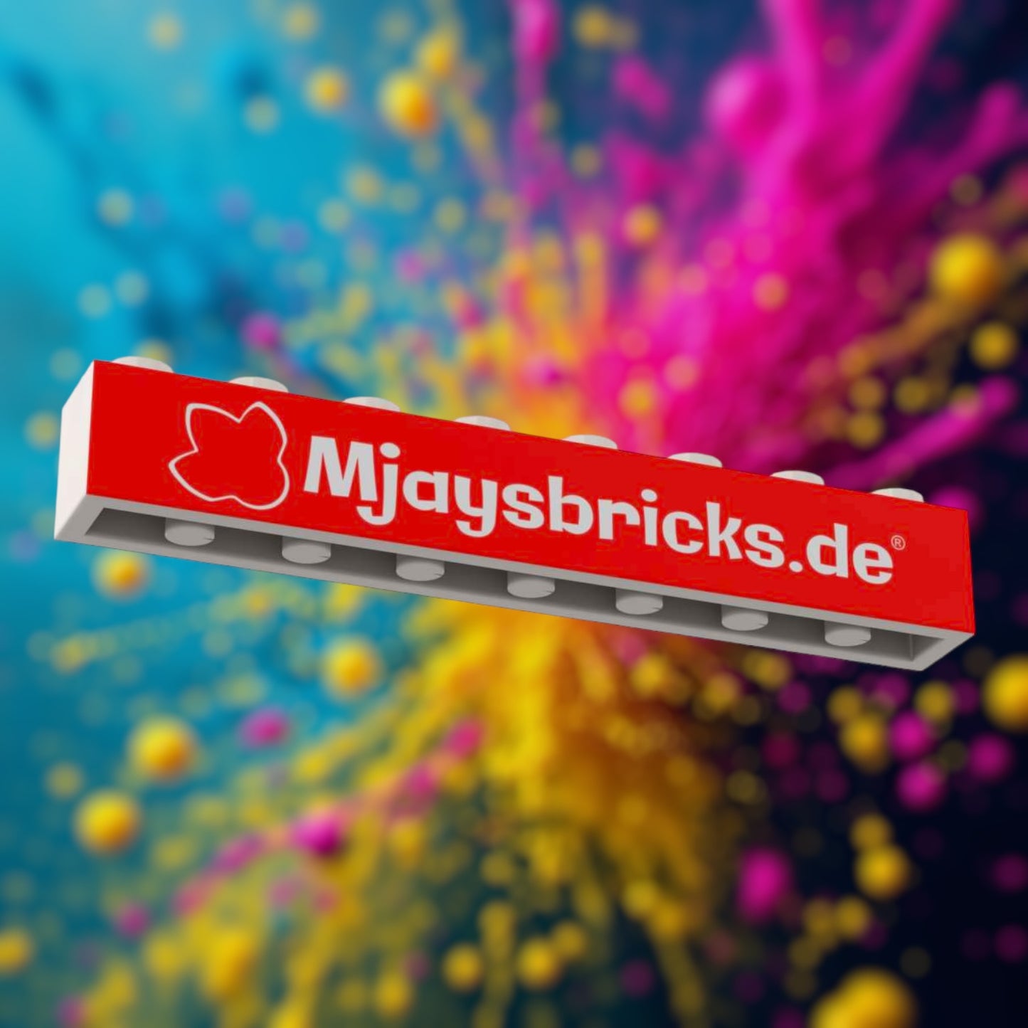 Custom Print LEGO® Stein 1x8 mit deinem Motiv