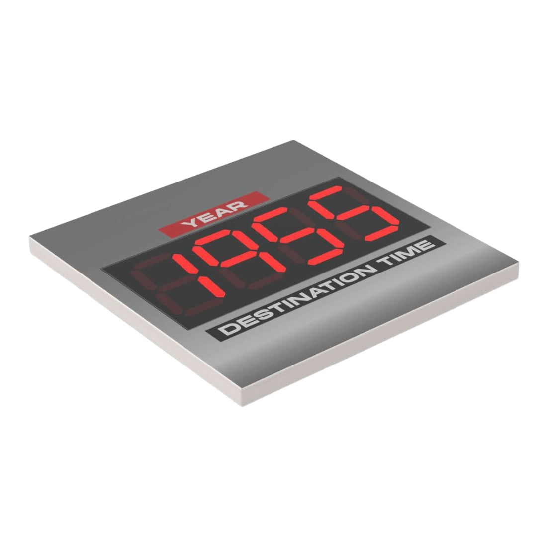 Bedruckte LEGO® Fliese 6x6 - Zurück in die Zukunft™ '1955 DESTINATION TIME'