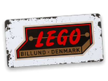LEGO VIP 1950's Retro Blechschild im Vintage Stil