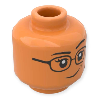 LEGO® Minifiguren Kopf 3867 Doppelseitig - Weiblich mit Brille