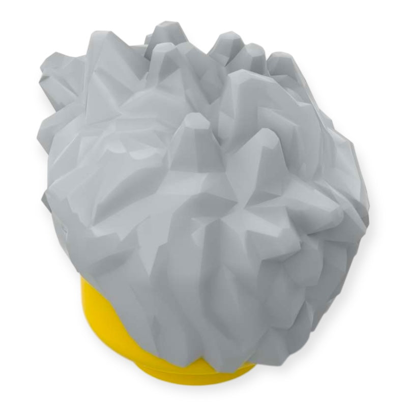 LEGO® Minifigur Frisur Nr 18 - Stachelig - Hellgrau