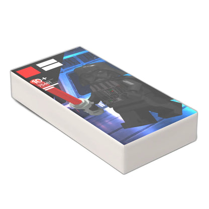 Bedruckte LEGO® Fliese 1x2 - Große Minifigur in Klein 75461