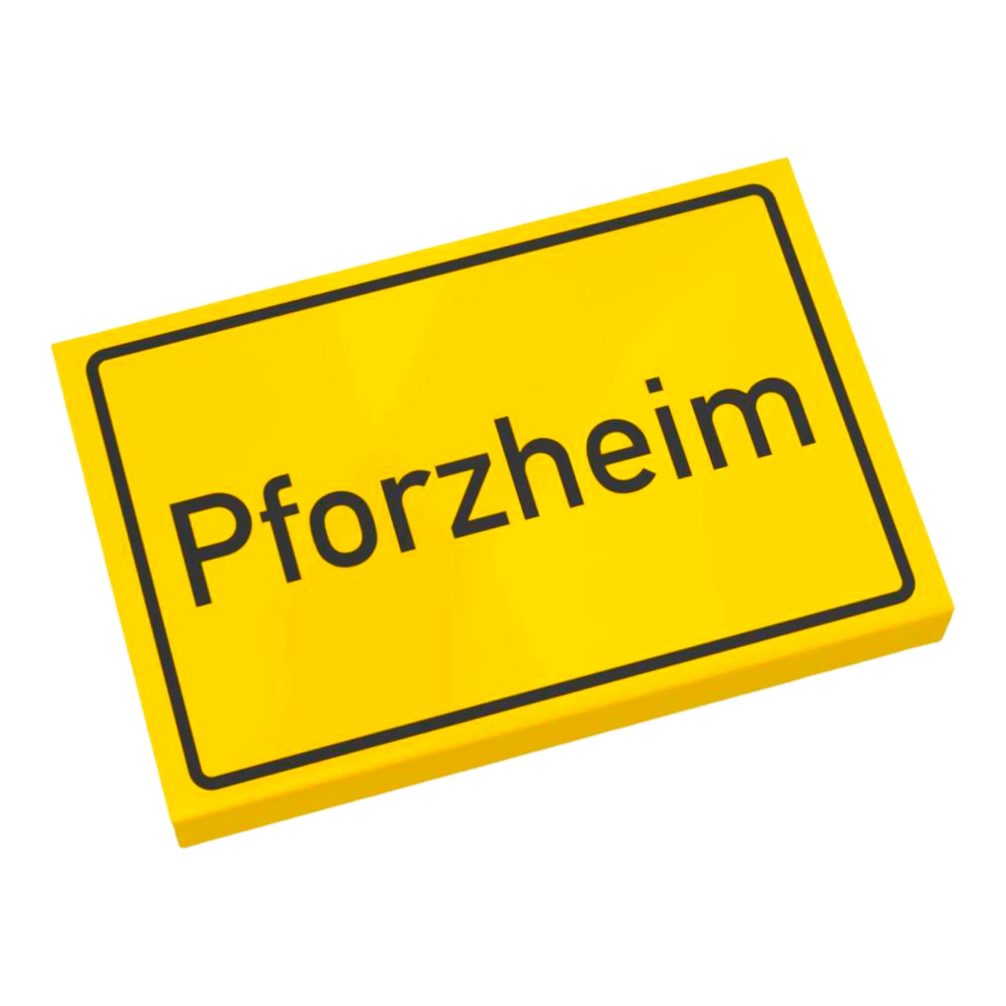 Individuelles LEGO® Ortsschild / Ortstafel