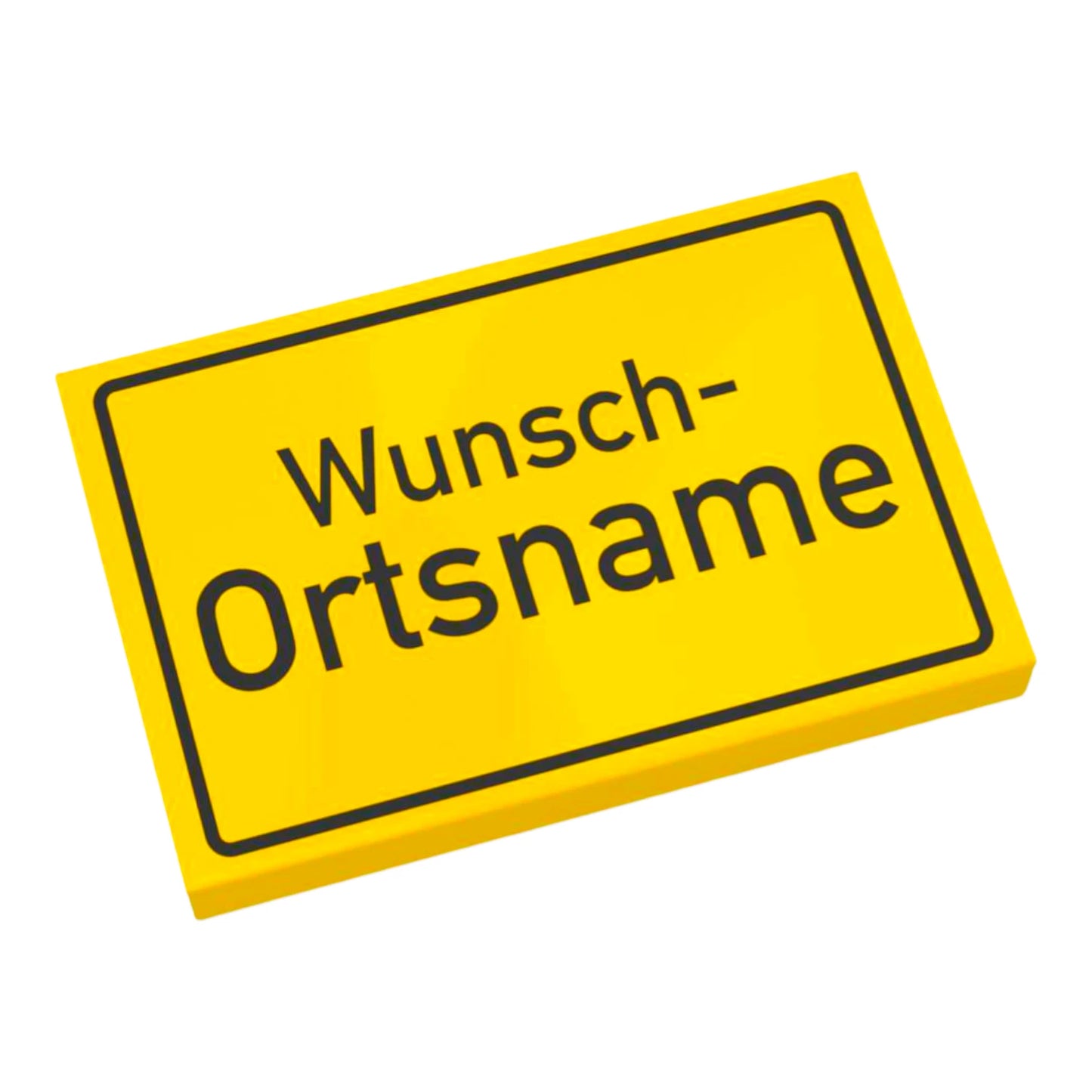 Individuelles LEGO® Ortsschild / Ortstafel