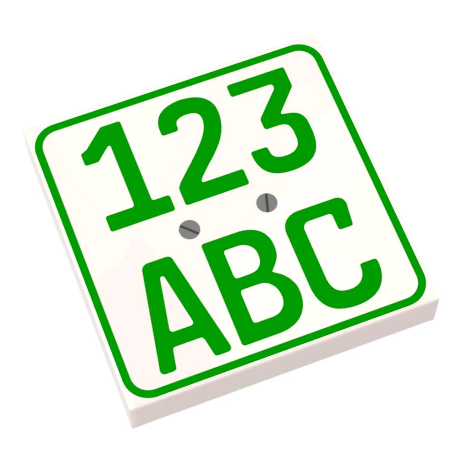 Individuelles LEGO® Nummernschild Moped / Roller