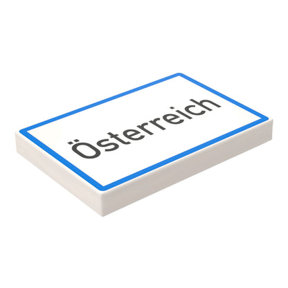 Individuelles LEGO® Ortsschild / Ortstafel für Österreich
