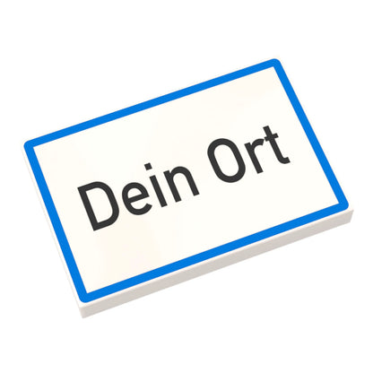 Individuelles LEGO® Ortsschild / Ortstafel für Österreich