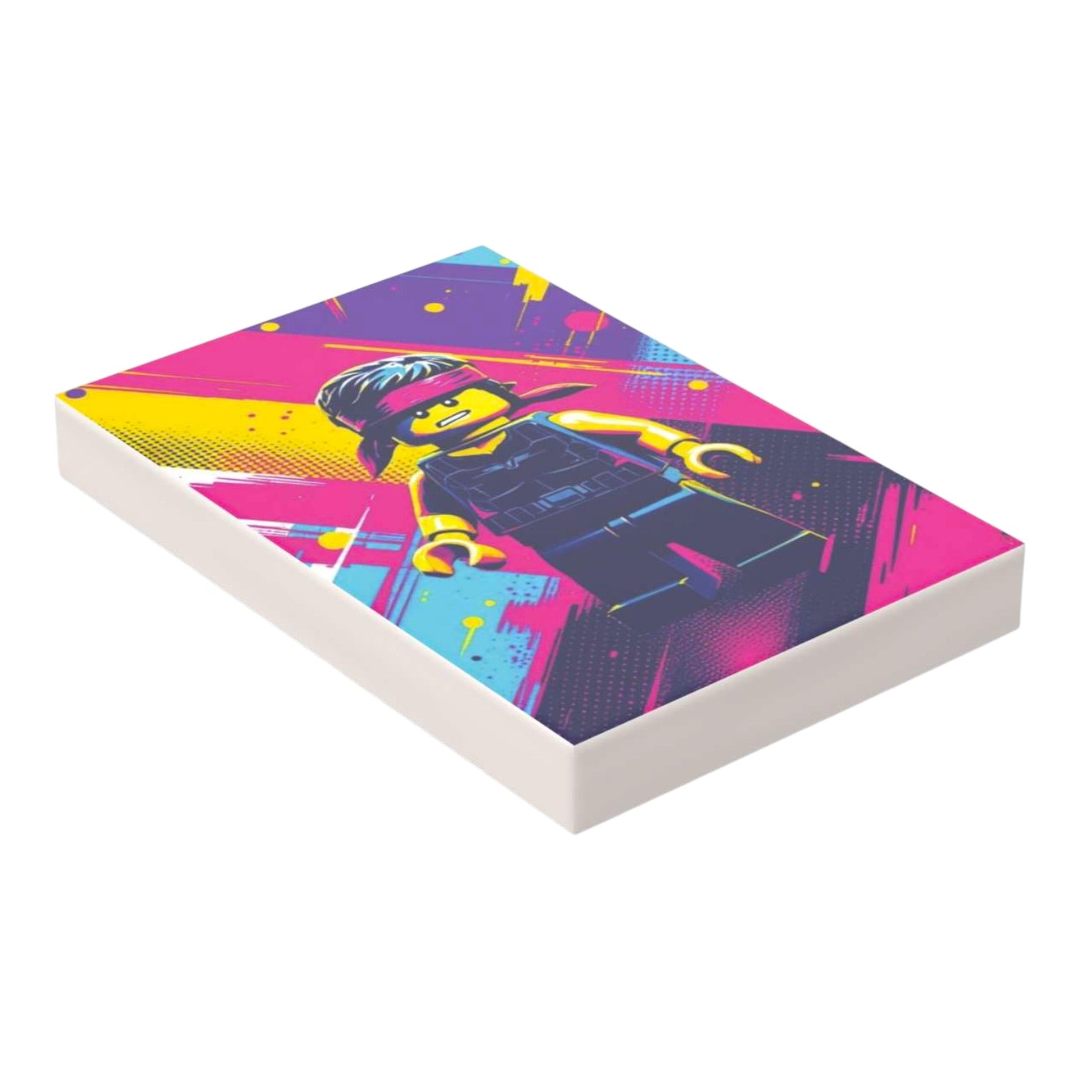 Bedruckte LEGO® Fliese 2x3 - Movie Pop Art Nr. 1