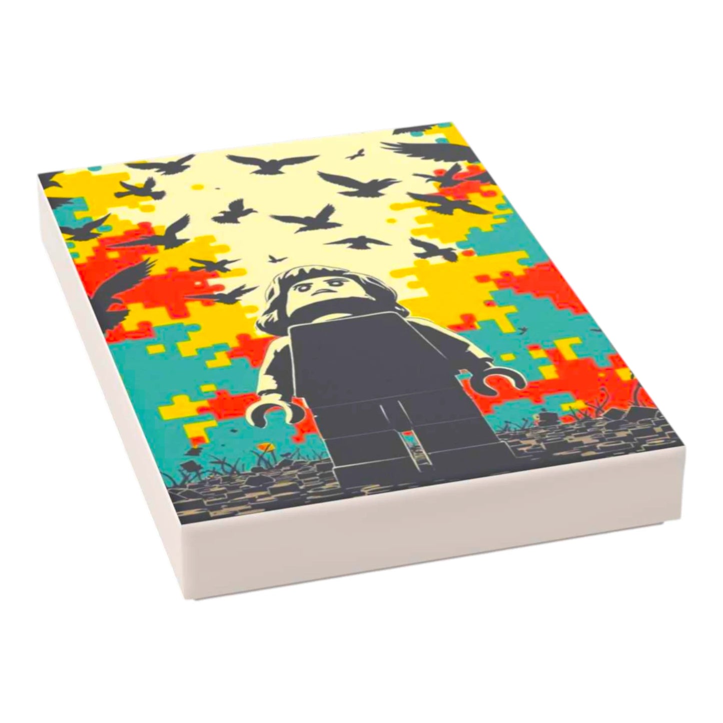 Bedruckte LEGO® Fliese 2x3 - Movie Pop Art Nr. 21