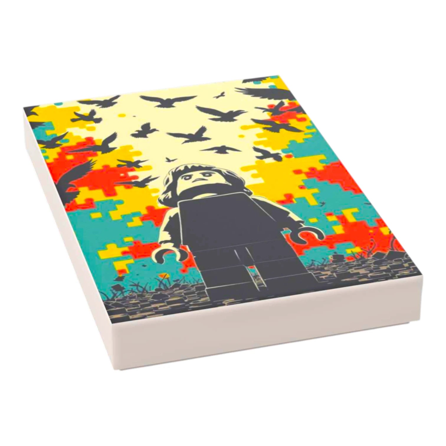 Bedruckte LEGO® Fliese 2x3 - Movie Pop Art Nr. 21