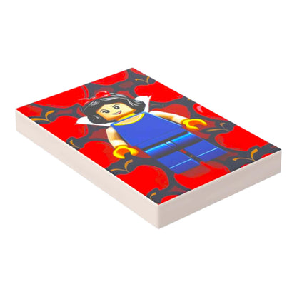 Bedruckte LEGO® Fliese 2x3 - Movie Pop Art Nr. 18