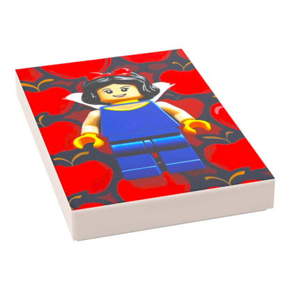 Bedruckte LEGO® Fliese 2x3 - Movie Pop Art Nr. 18