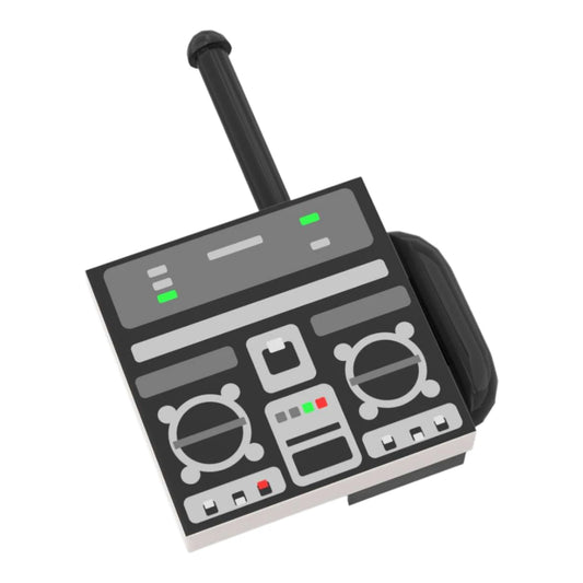 Bedruckte LEGO® Fliese 2x2 - Zurück in die Zukunft™ 'Fernbedienung für die Zeitmaschine'