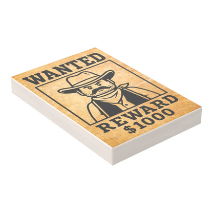 Bedruckte LEGO® Fliese 2x3 - Wilder Westen 'Wanted 1'
