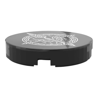 Bedruckte LEGO® Fliese 2x2 - Wikinger Symbol 5 'Gungnir / Odins Speer'