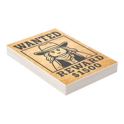 Bedruckte LEGO® Fliese 2x3 - Wilder Westen 'Wanted 2'