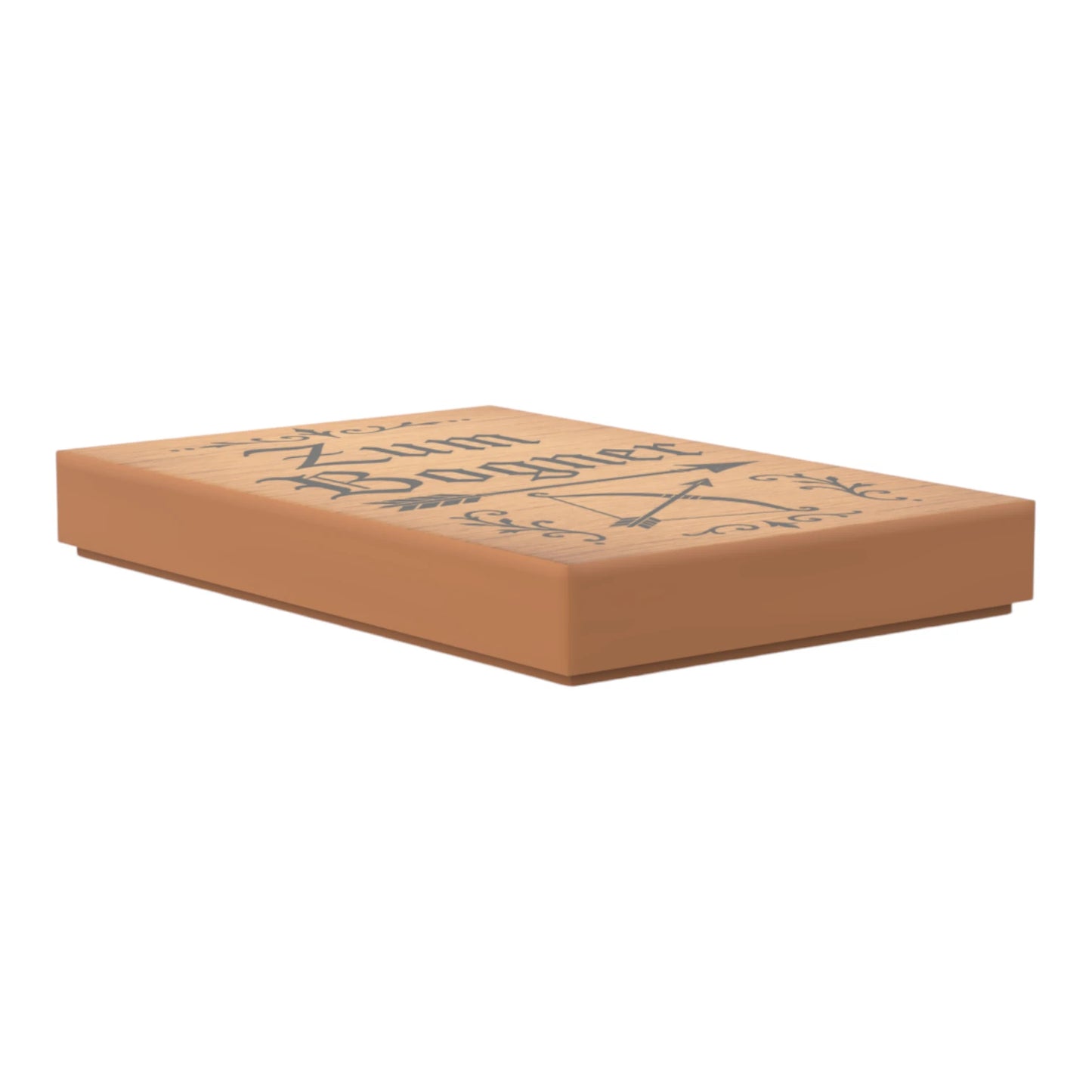 Bedruckte LEGO® Fliese 2x3 - Holzschild 4 'Zum Bogner'
