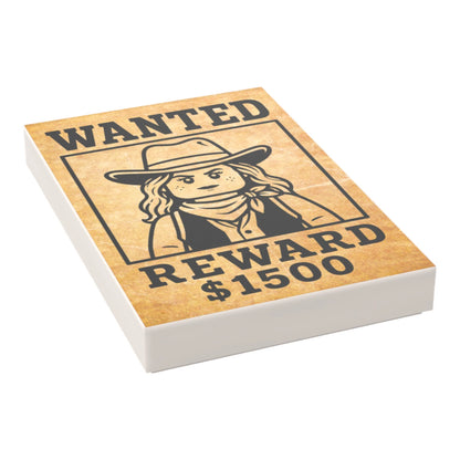 Bedruckte LEGO® Fliese 2x3 - Wilder Westen 'Wanted 2'