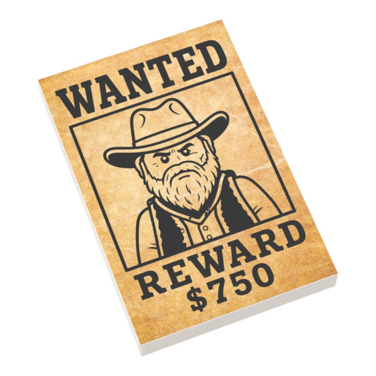 Bedruckte LEGO® Fliese 2x3 - Wilder Westen 'Wanted 3'