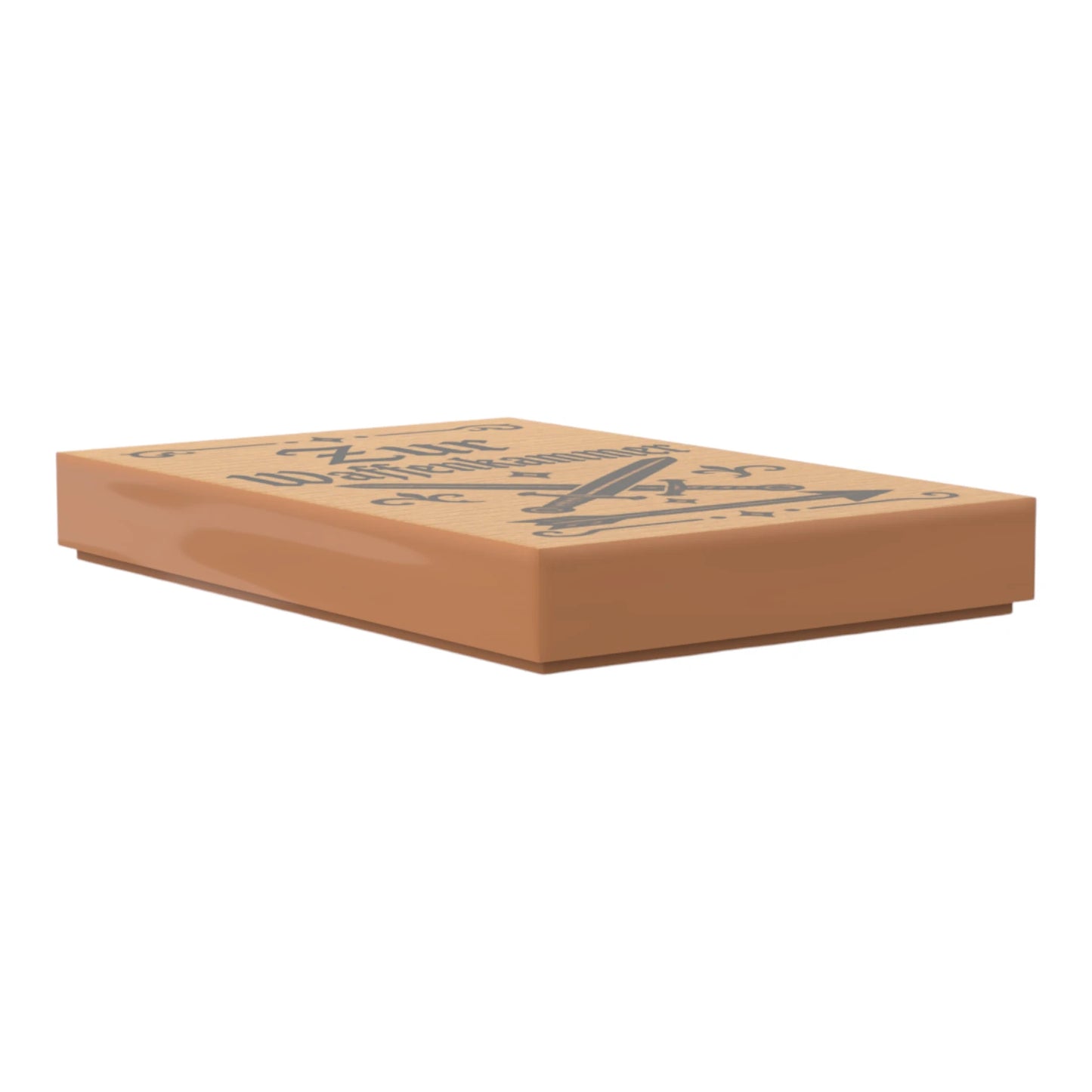 Bedruckte LEGO® Fliese 2x3 - Holzschild 17 'Zur Waffenkammer'
