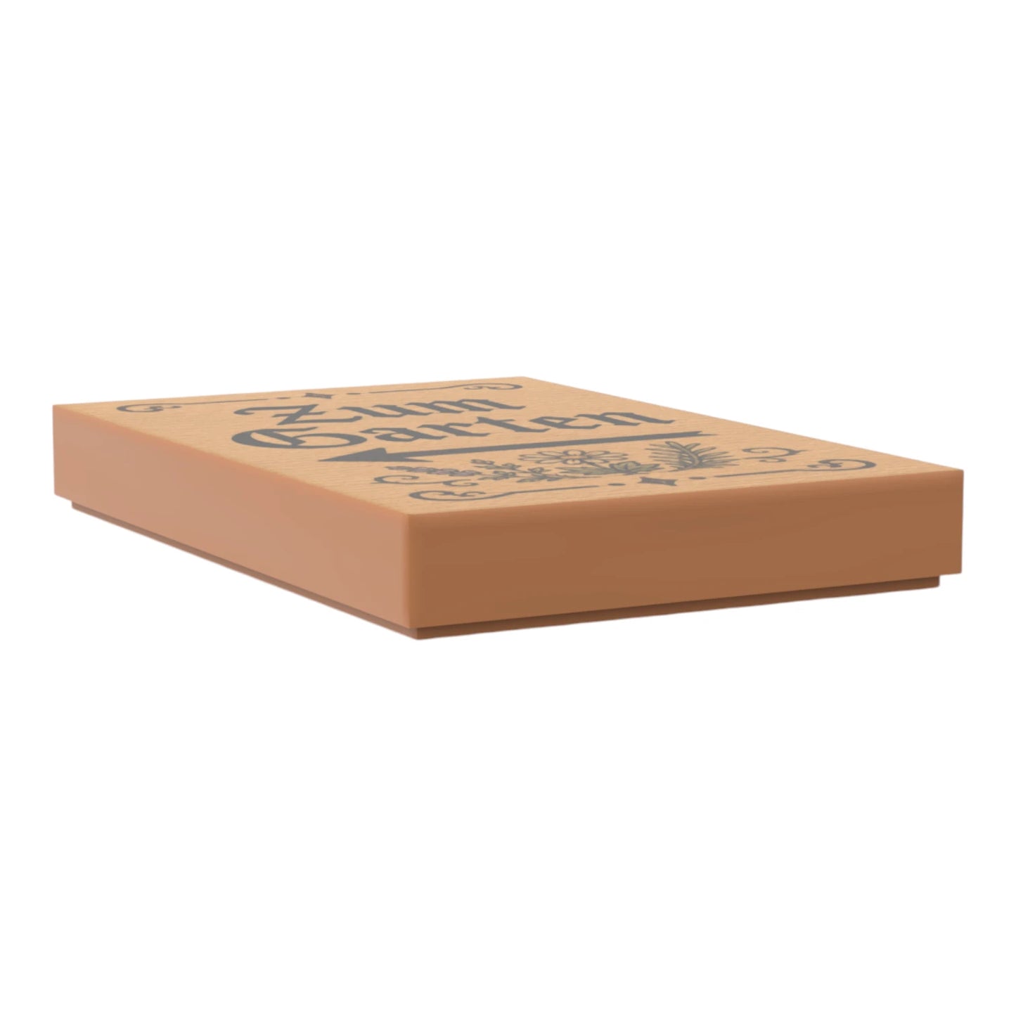 Bedruckte LEGO® Fliese 2x3 - Holzschild 3 'Zum Garten'