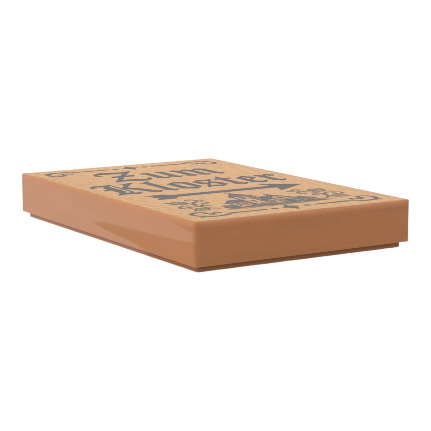 Bedruckte LEGO® Fliese 2x3 - Holzschild 12 'Zum Kloster'