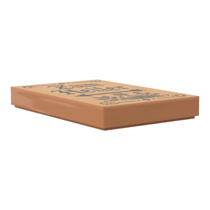 Bedruckte LEGO® Fliese 2x3 - Holzschild 9 'Zum Heiler'