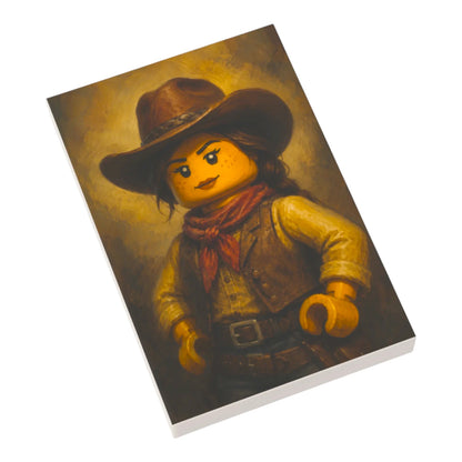 Bedruckte LEGO® Fliese 2x3 - Wilder Westen Gemälde 2