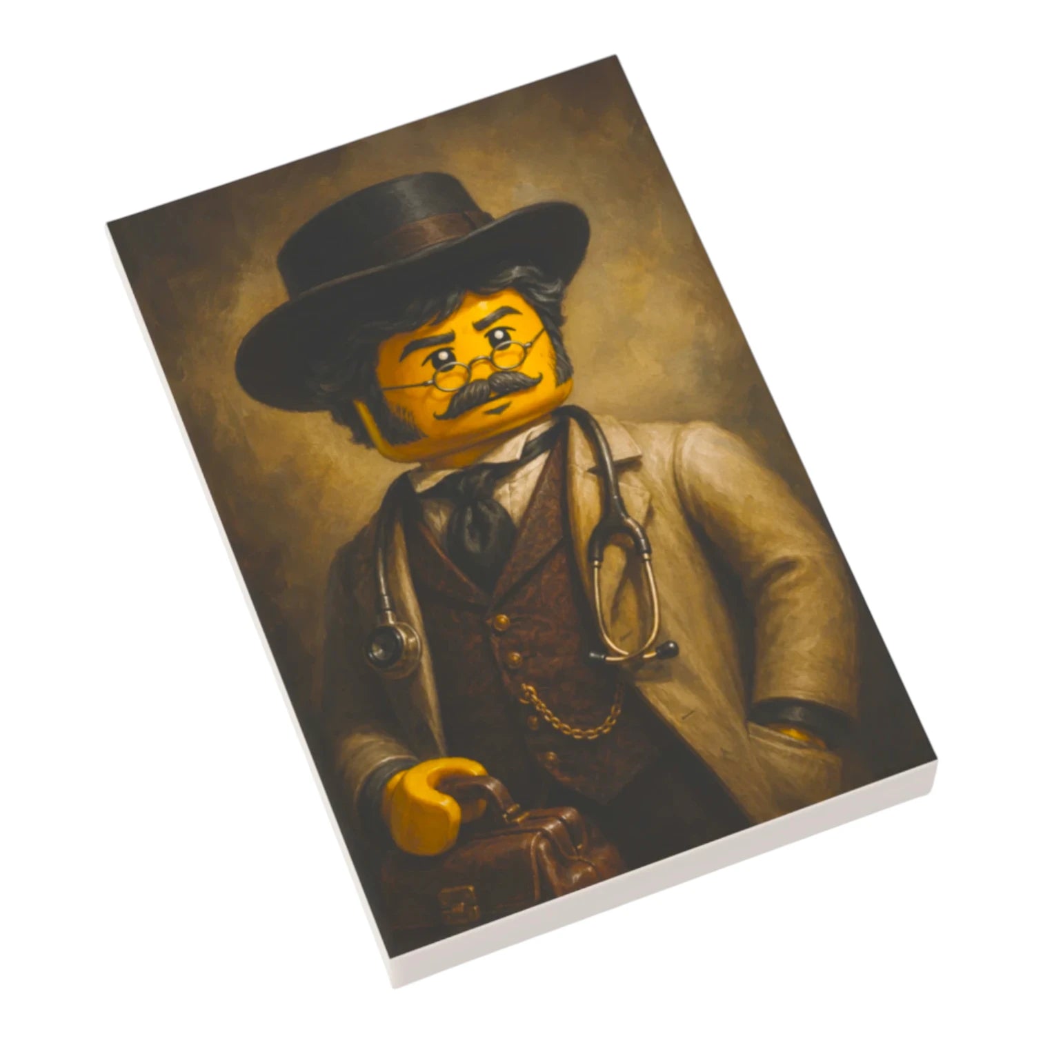 Bedruckte LEGO® Fliese 2x3 - Wilder Westen Gemälde 6