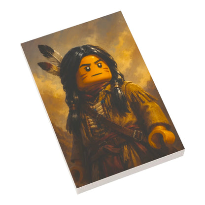 Bedruckte LEGO® Fliese 2x3 - Wilder Westen Gemälde 5