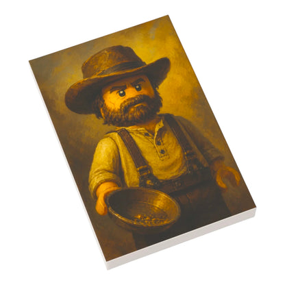 Bedruckte LEGO® Fliese 2x3 - Wilder Westen Gemälde 4