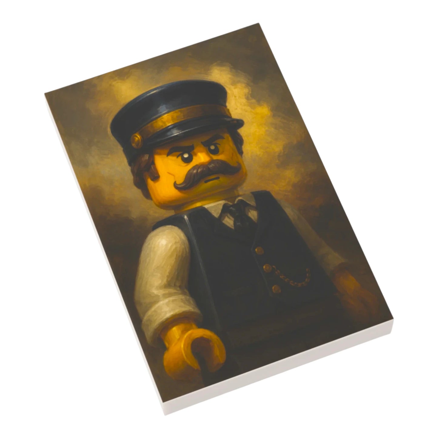 Bedruckte LEGO® Fliese 2x3 - Wilder Westen Gemälde 3