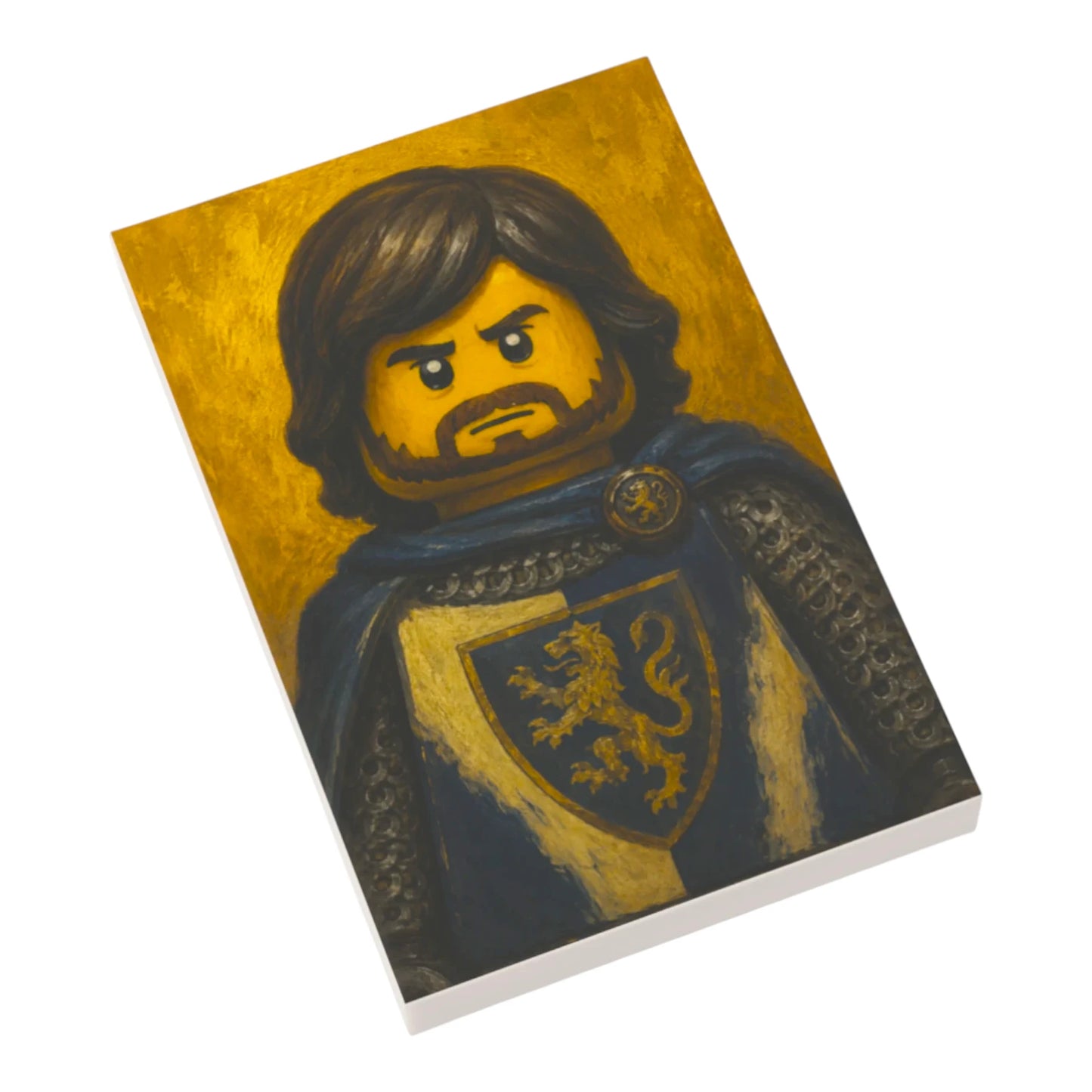 Bedruckte LEGO® Fliese 2x3 - Mittelalterliches Gemälde 2