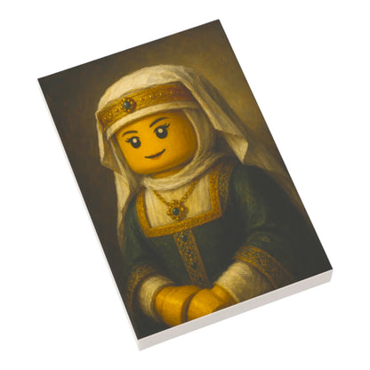 Bedruckte LEGO® Fliese 2x3 - Mittelalterliches Gemälde 3