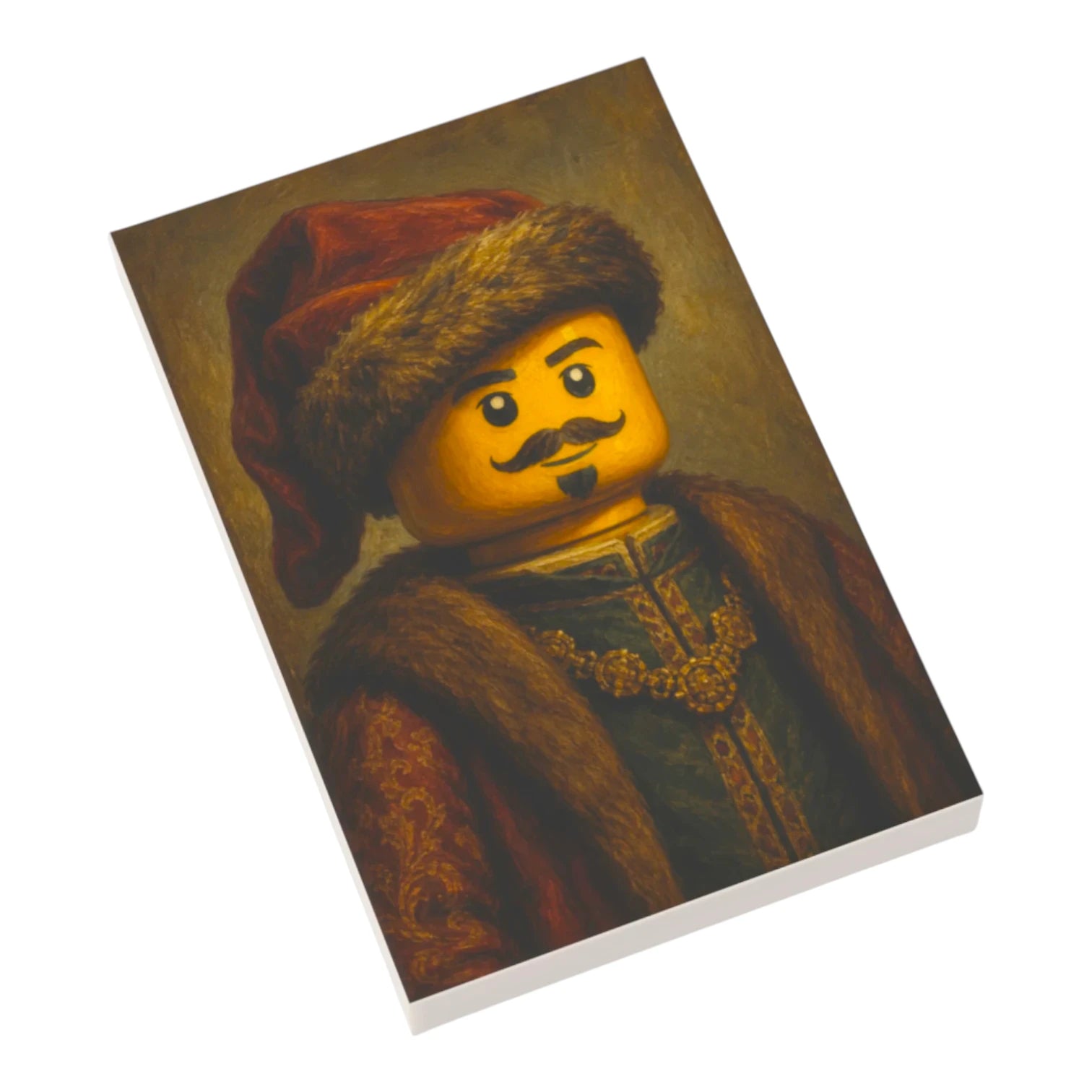 Bedruckte LEGO® Fliese 2x3 - Mittelalterliches Gemälde 6