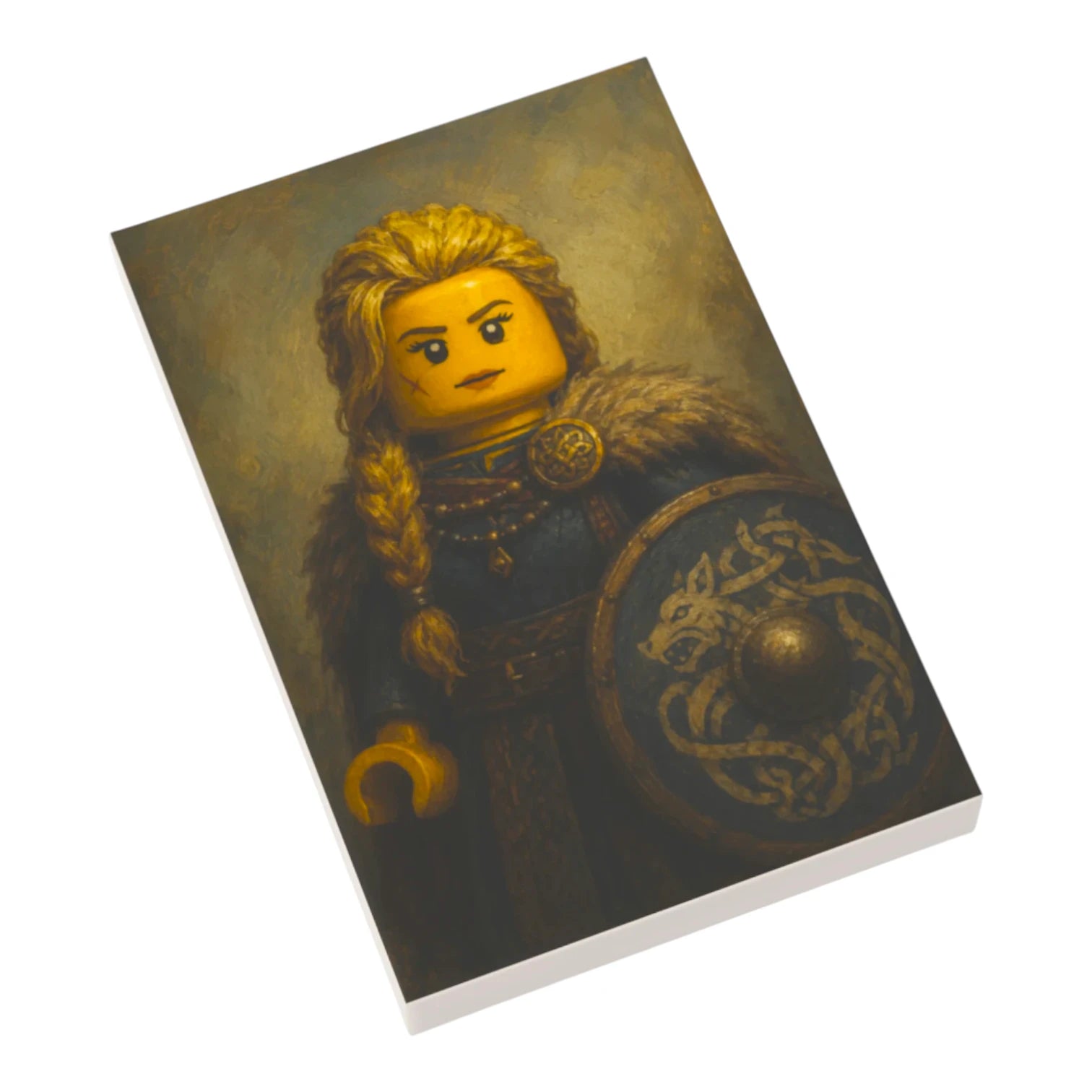 Bedruckte LEGO® Fliese 2x3 - Wikinger Gemälde 9