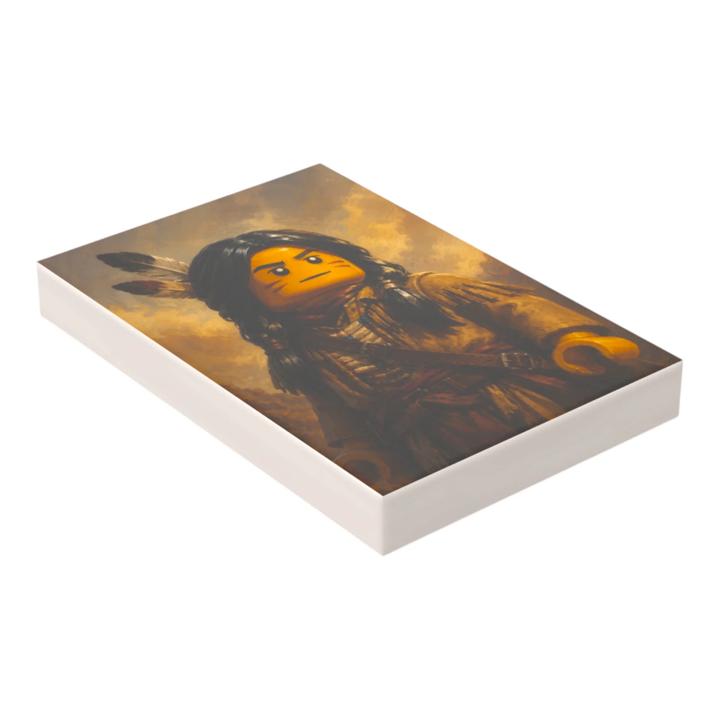 Bedruckte LEGO® Fliese 2x3 - Wilder Westen Gemälde 5