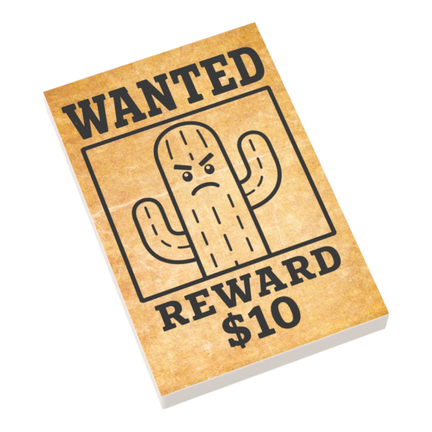 Bedruckte LEGO® Fliese 2x3 - Wilder Westen 'Wanted 7'
