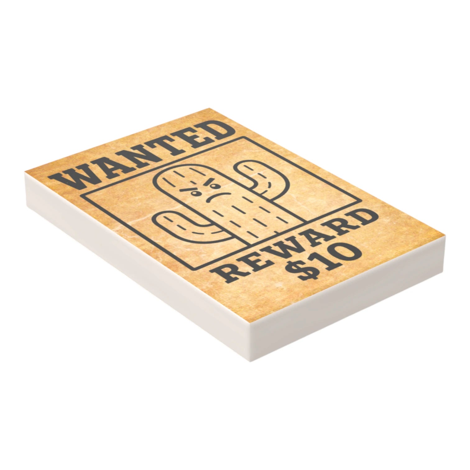Bedruckte LEGO® Fliese 2x3 - Wilder Westen 'Wanted 7'