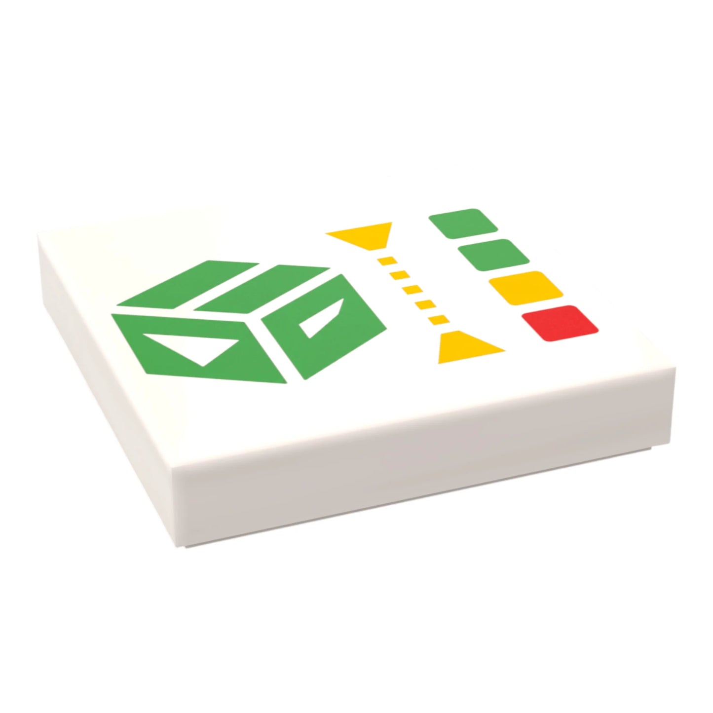 Bedruckte LEGO® Fliese 2x2 -  Space Controll-Panel 9