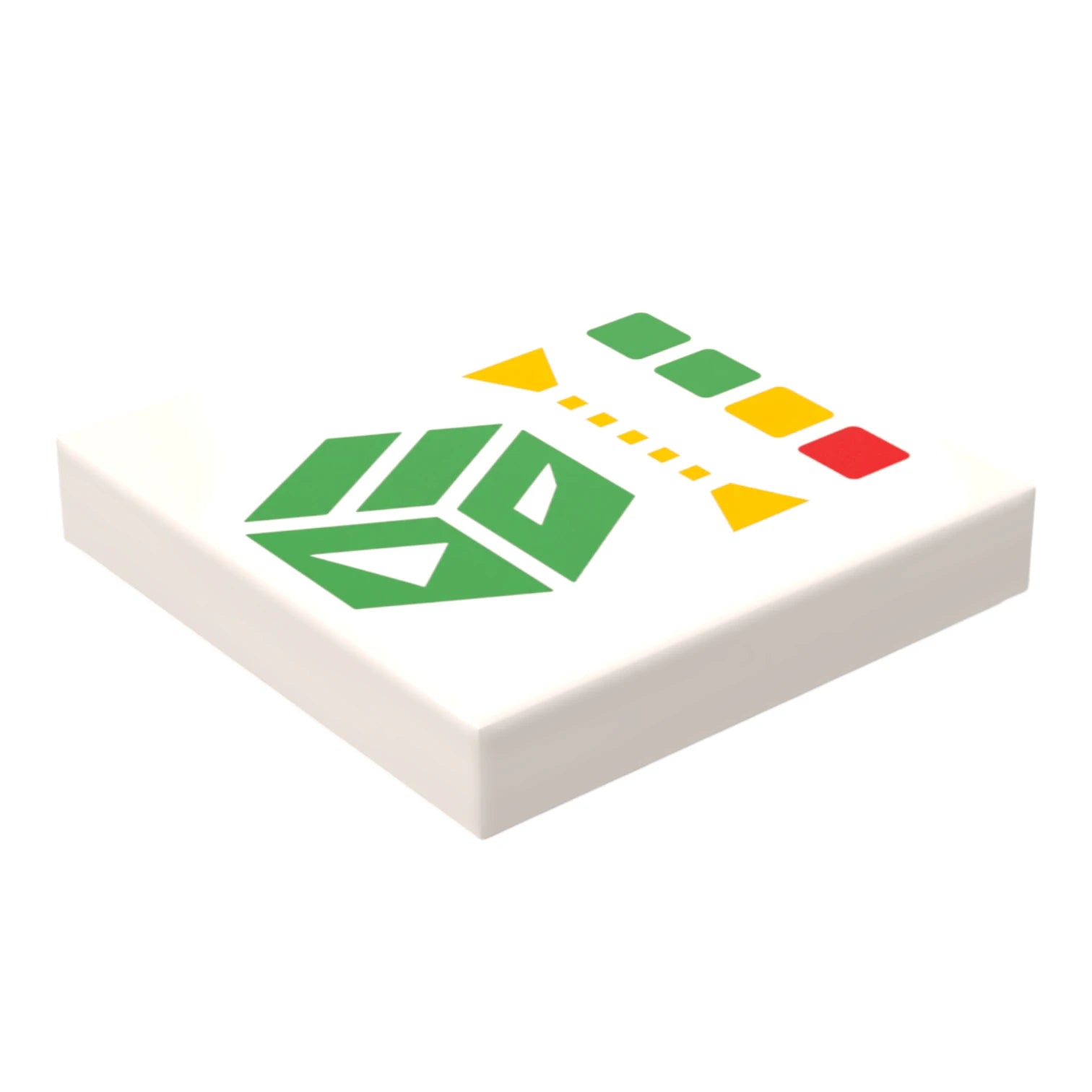 Bedruckte LEGO® Fliese 2x2 -  Space Controll-Panel 9