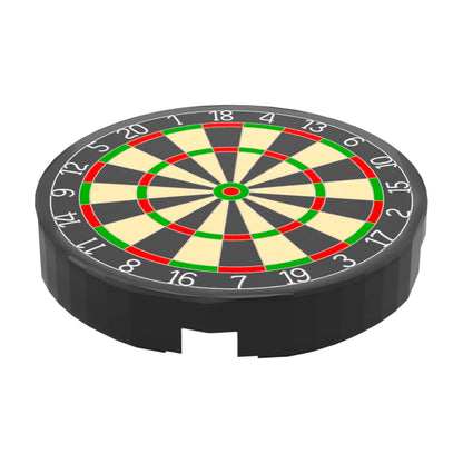 Bedruckte LEGO® Fliese 2x2 - Dartscheibe