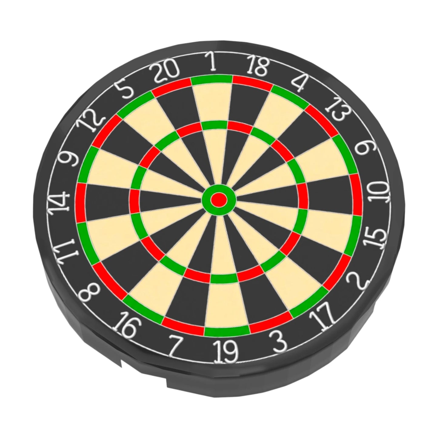 Bedruckte LEGO® Fliese 2x2 - Dartscheibe