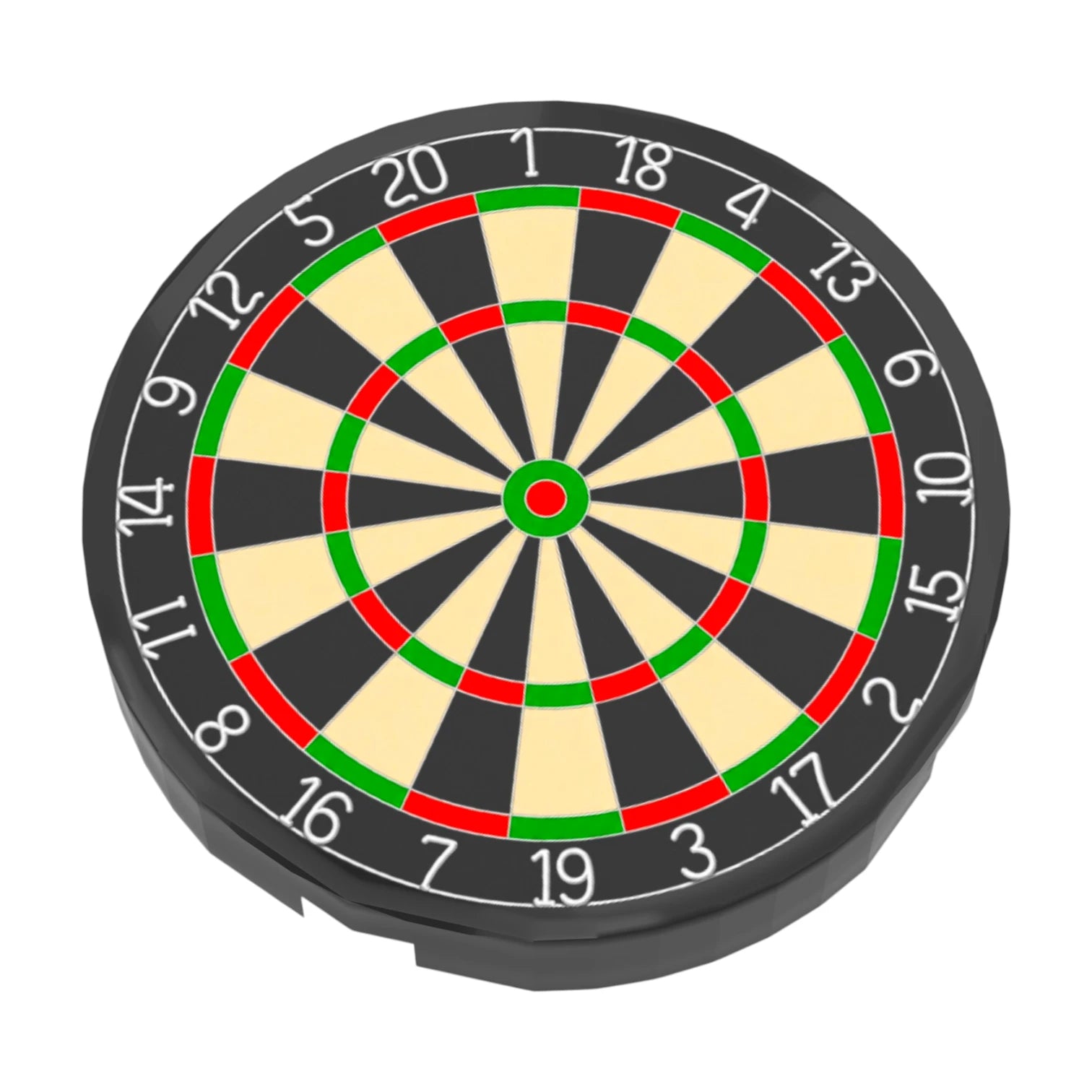 Bedruckte LEGO® Fliese 2x2 - Dartscheibe