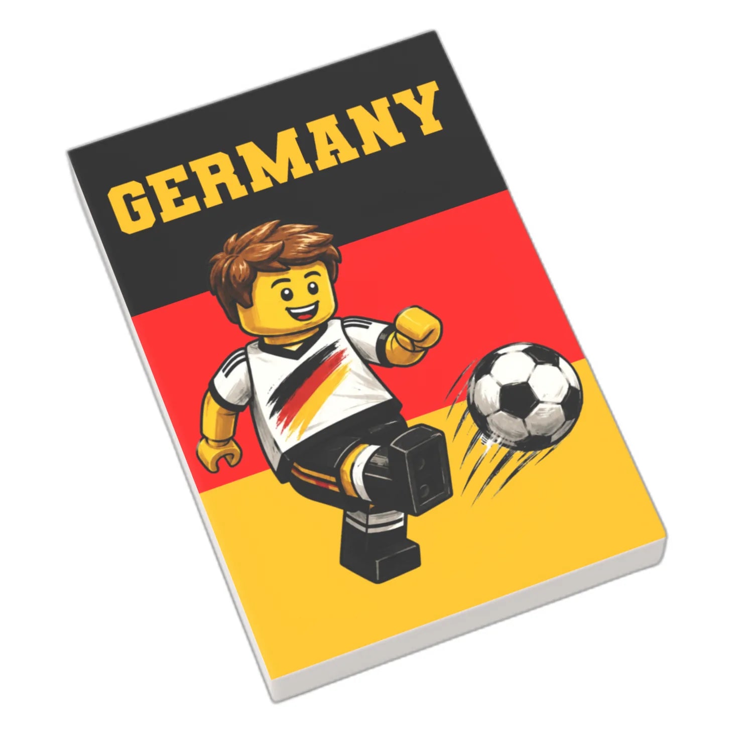 Bedruckte LEGO® Fliese 2x3 - Fußballspieler 9